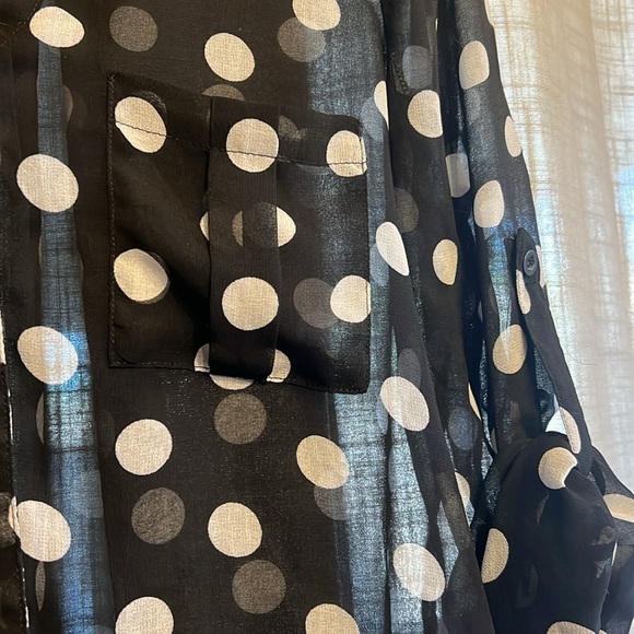 Sheer polkadot blouse - Picture 2 of 6
